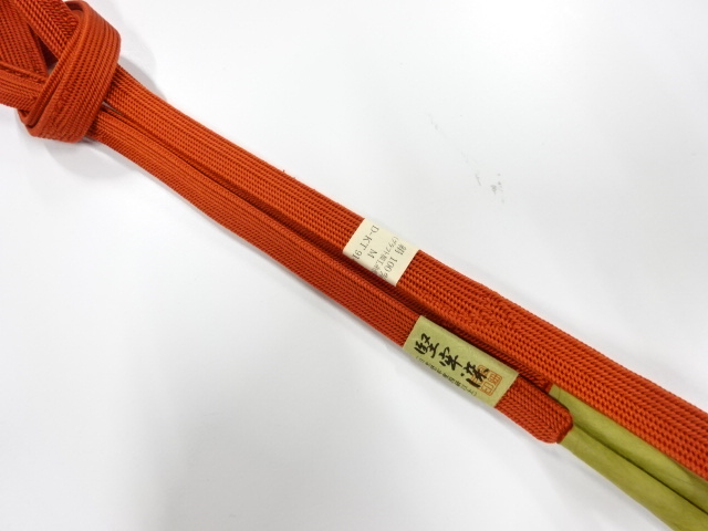 未使用品　正絹　手組帯締め